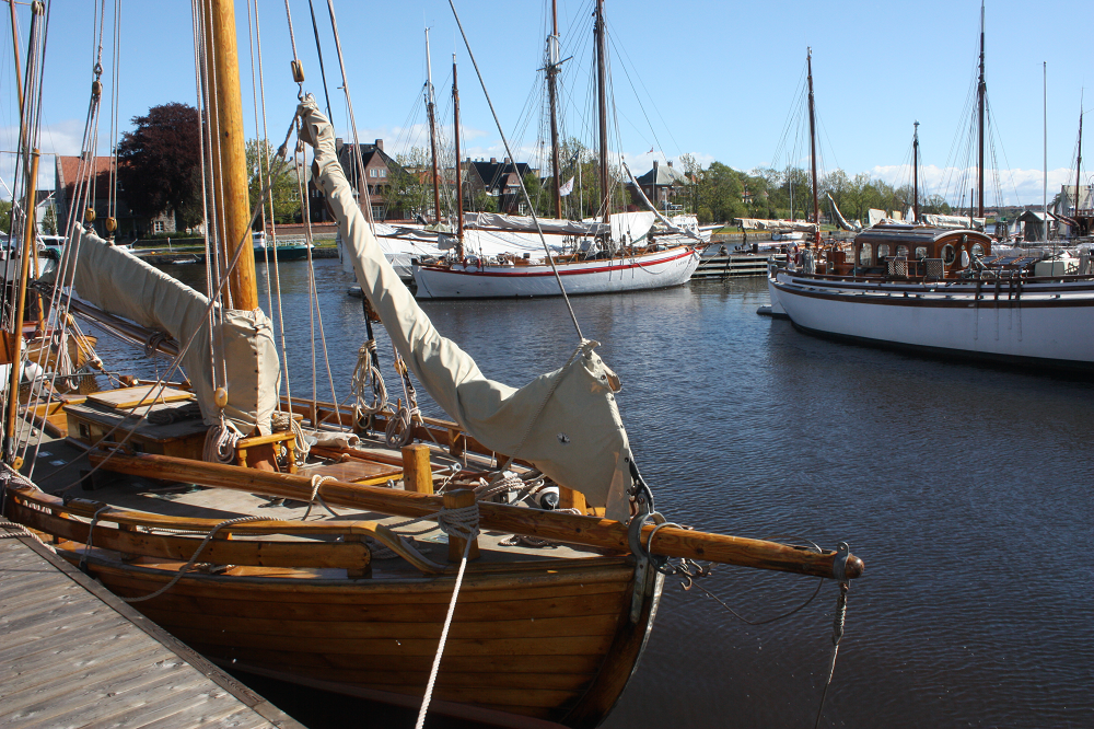 Isegran i Fredrikstad har er et av landets største miljøer for bevaring av gamle trebåter.