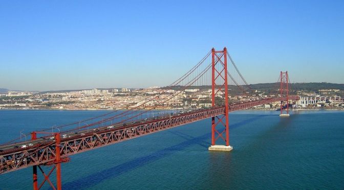 Ponte 25 de Abril - Broen 25. april i Lisboa